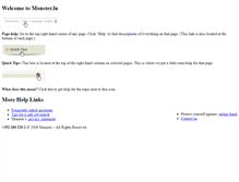 Tablet Screenshot of help.monster.lu