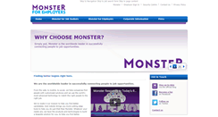 Desktop Screenshot of info.monster.co.uk
