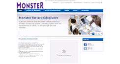 Desktop Screenshot of info.monster.no