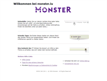 Tablet Screenshot of hilfe.monster.lu