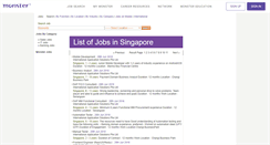 Desktop Screenshot of jobs.monster.com.sg