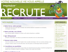 Tablet Screenshot of monster-recrute.monster.fr