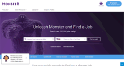 Desktop Screenshot of monster.co.uk