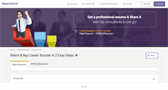 Desktop Screenshot of careerbooster.monster.com.my