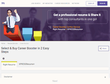 Tablet Screenshot of careerbooster.monster.com.my