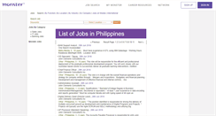 Desktop Screenshot of jobs.monster.com.ph
