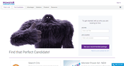 Desktop Screenshot of hiring.monster.co.uk