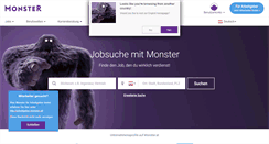 Desktop Screenshot of monster.at