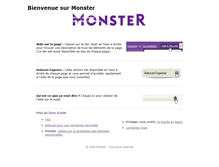 Tablet Screenshot of help.network.monster.fr