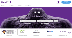 Desktop Screenshot of monster.ie