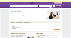 Desktop Screenshot of karriar-tjanster.monster.se